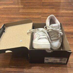 Adidas Break Start Bold Youth Sneakers in Pink/White Size 11K
